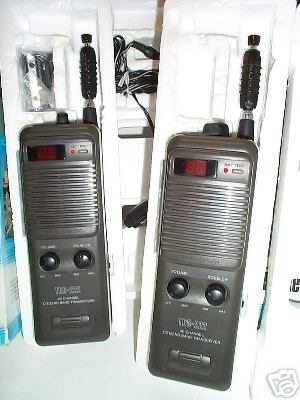 Realistic trc-222 portable cb transceiver 5 watt 40 ch 