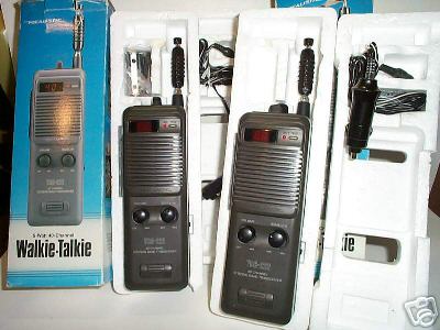 Realistic trc-222 portable cb transceiver 5 watt 40 ch 