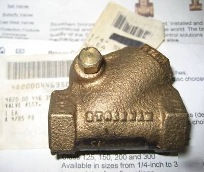 Stockingham bronze swing check valve 1/4 B338 3-1394CPC