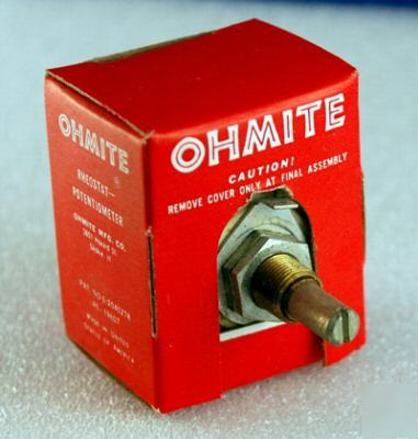 Ohmite model h 25 watts potentiometer r-2500-553E 25 pc