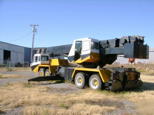 P&h 650 50 ton conventional truck crane ph grove