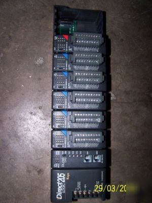 Plc direct logic 205 DL240 cpu +6 modules D2-09B 9 slot