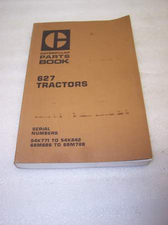 Caterpillar 627 tractor parts manual