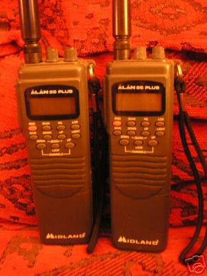 Cb radio midland alan 95 plus handheld walkie talkie fm