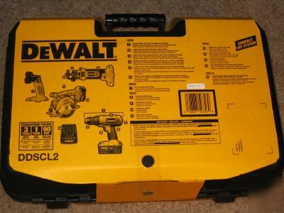 New dewalt DDSCL2 18 volt 4-tool compact combo kit