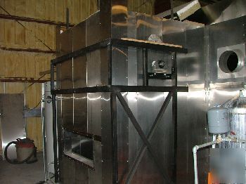 New s.s. batch oven, powder coating, nordson powder