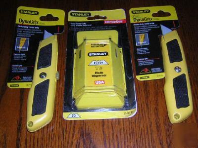 New stanley utility knives #10-779 (2)& blades #11-931D 