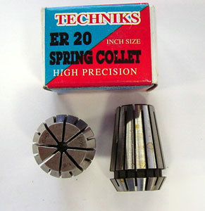 Techniks close tolerance cnc er 20 3-4 mm collet