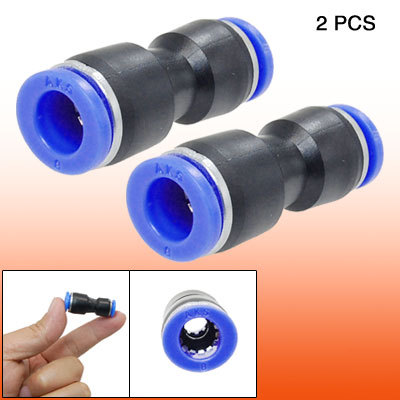 2 pcs push in to connect straight 8MM to 6MM fittings