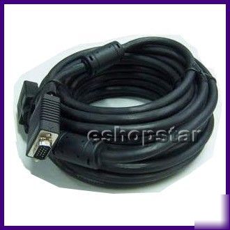 66 ft 15 pin vga male to male extension monitor cable