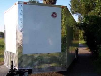 8.5X20 5200 tradesman enclosed cargo trailer car hauler