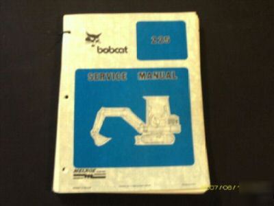 Bobcat 225 excavator service manual 2