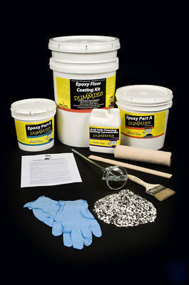 Epoxy garage floor paint kit 