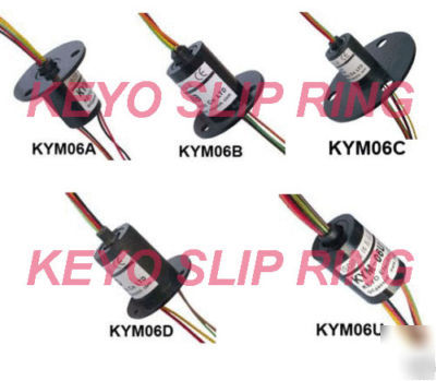 KYM06 slip ring (6 wires, 2 amps)