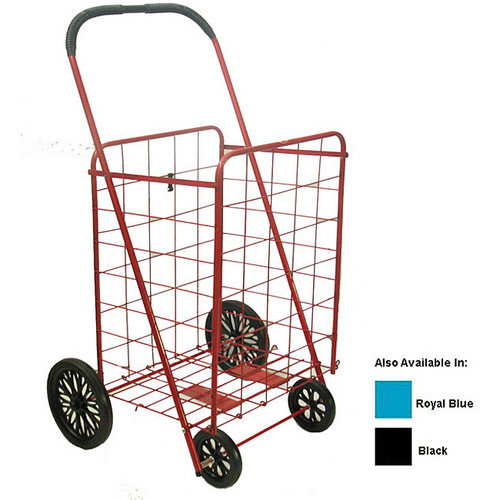 Large heavy duty shopping grocery cart - 3 colors