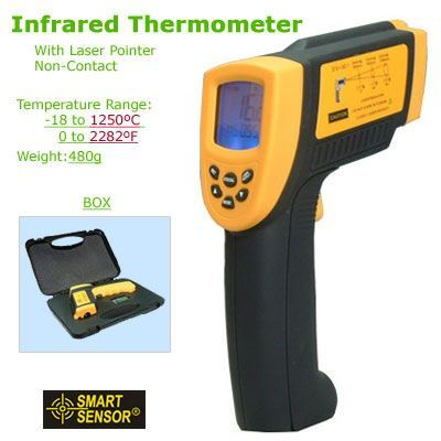 New -deluxe digital infrared 1250 degree measure thermom