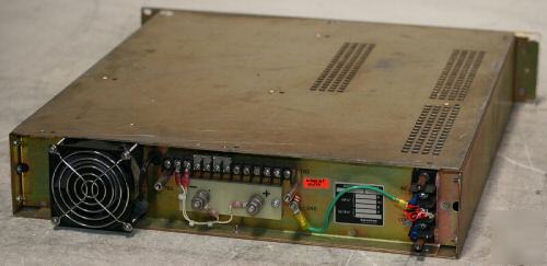 Sorensen dc power supply dcr 40-25B2, 208VAC input
