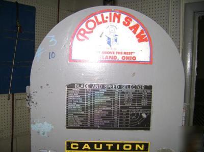 Roll-in rollin model ef 1459 band saw machine 