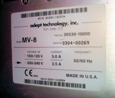 Adept MV8 controller