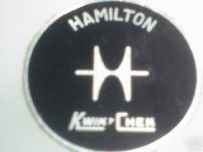 Hamlton kwik-chek dial indicator jaw cage jeweled