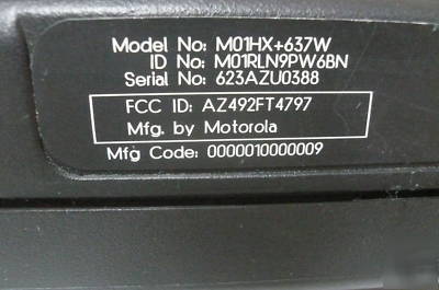Motorola MCS2000 mcs uhf 160 ch 110W mod iii dual head