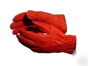 Work gloves-brahma split cowhide drivers glove