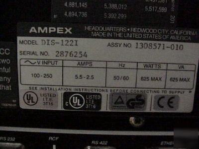 Ampex dis-122I hi-speed data dd-2 cartridge recorder
