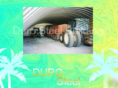 Duro steel hay barn kit 50X110X17 metal shed buildings 