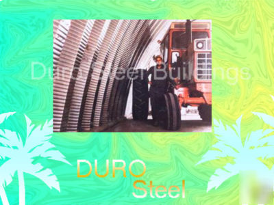 Duro steel hay barn kit 50X110X17 metal shed buildings 
