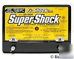 Fi-shock super-shock electrice fence charger, 20 mile