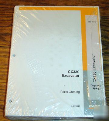 New case CX330 excavator parts catalog book manual