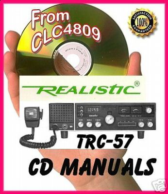 Realistic navaho trc-57 cb radio cd manual TRC57