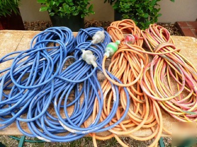 Set/4 heavy duty electrical power cord lead-tested-20M