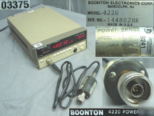 Boonton 4220 digital power meter w/ senor 41-4E
