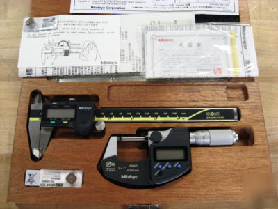 Digital caliper & micrometer kit mitutoyo free shipping