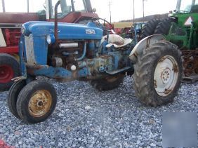 239: original ford 700 tricycle tractor w/ cultivators 