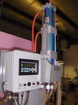 5250 lb pneumatic press programmable