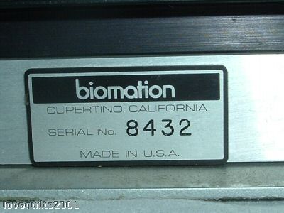 Biomation model 805 waveform recorder
