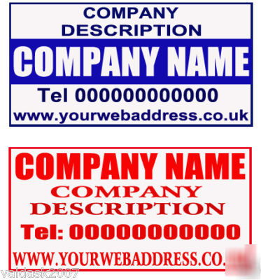 Commercial magnetic car van taxi signs 2X 300MM X500MM