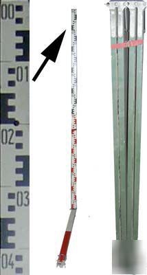 Engineer survey stick, 4 meter