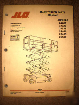 Jlg part manual & schematic , 1532E 1932E 2033E 2646E 