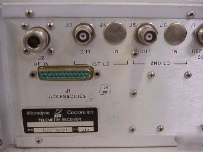 Microdyne telemetry receiver 1100-ar (5) G3396