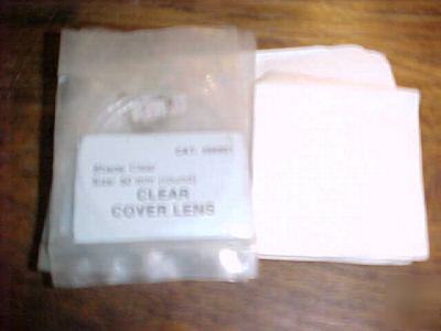 New 5 pair of 50MM clear round cover lens