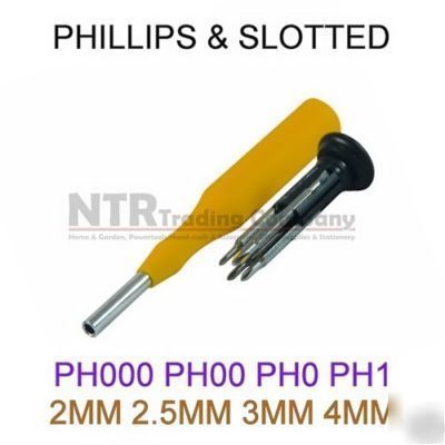 Philips phillips & slotted flat precision screwdriver