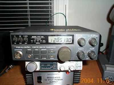 Radio shack htx 100 10 meter cw- ssb rig