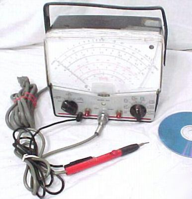 Triplett 850 volt-ohmmeter vacuum tube amp radio test