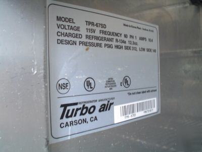 Turbo air 67