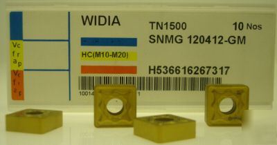 Widia snmg 433-gm inserts (S110413)