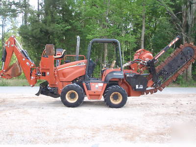 2004 ditch witch RT75H trencher / plow / backhoe combo