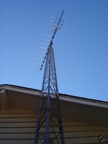 Antenna tower 40 ft cb tv ham radio located in georgia